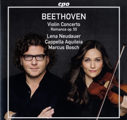 Ludwig van Beethoven (1770-1827), Marcus Bosch, Lena Neudauer & Cappella Aquileia - Violin Concerto - Romance op.50 (LP)