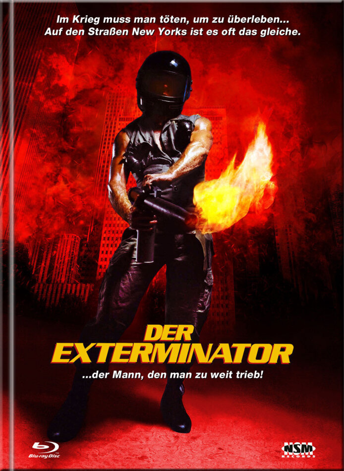 Der Exterminator (1980) (Cover D, Limited Collector's Edition, Mediabook, Remastered, Uncut, Blu-ray + DVD)