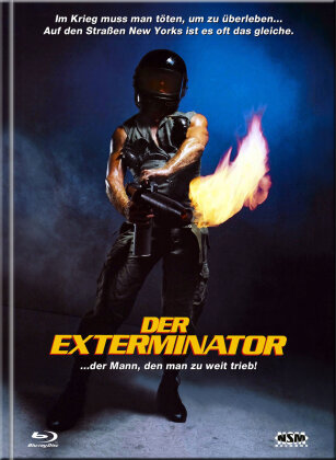 Der Exterminator (1980) (Cover A, Limited Collector's Edition, Mediabook, Remastered, Uncut, Blu-ray + DVD)