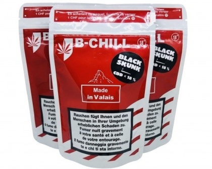 B-Chill Black Skunk (5g) - Outdoor (CBD: <18% THC: <0.85%)