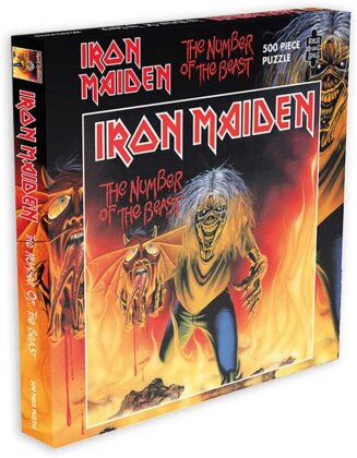 Iron Maiden Rock Saws Puzzle The Number of the Beast Single (500 Teile)