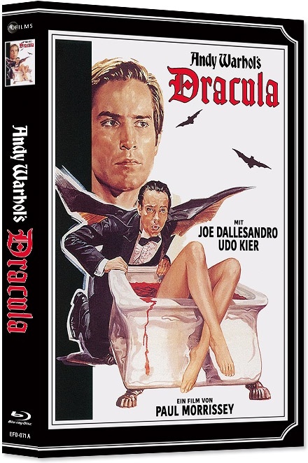 Andy Warhol's Dracula (1974) (Wattiert, Limited Edition, Mediabook, Blu-ray + DVD)