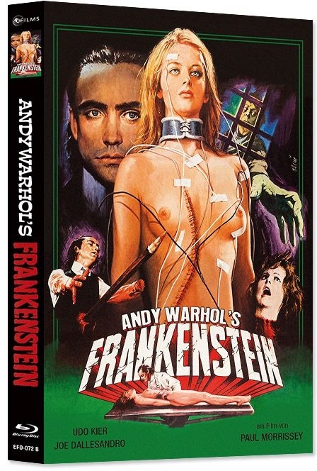 Andy Warhol's Frankenstein (1973) (Cover B, Limited Edition, Mediabook, Blu-ray + DVD)