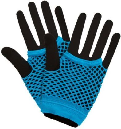 80s Netzhandschuhe weiss