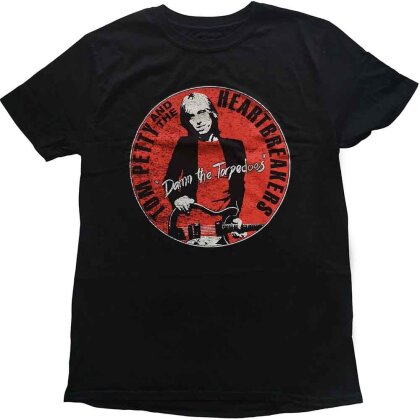Tom Petty & The Heartbreakers Unisex T-Shirt - Damn The Torpedoes (Black)