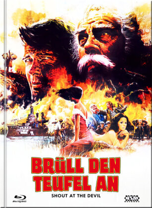 Brüll den Teufel an (1976) (Cover G, Limited Collector's Edition, Mediabook, Uncut, Blu-ray + DVD)