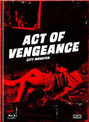 Act of Vengeance - City Monster (1974) (Cover E, Limited Collector's Edition, Mediabook, Uncut, Blu-ray + DVD)