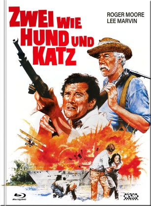 Zwei wie Hund und Katz (1976) (Cover B, Édition Collector Limitée, Mediabook, Uncut, Blu-ray + DVD)