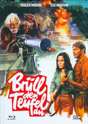 Brüll den Teufel an (1976) (Cover D, Édition Collector Limitée, Mediabook, Uncut, Blu-ray + DVD)