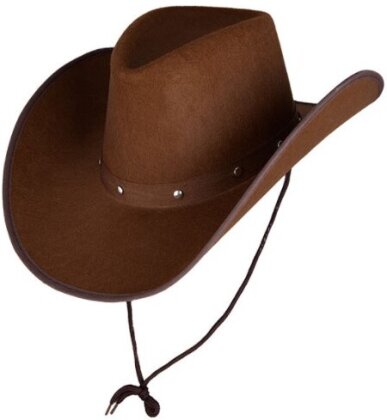 Texan Cowboy Hut braun