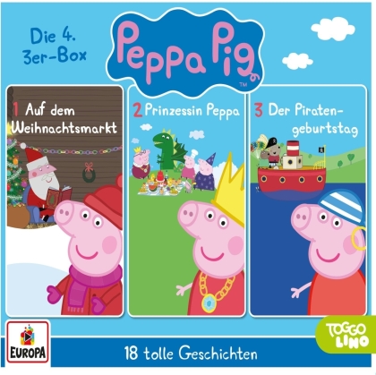 Peppa Pig Hörspiele - 04/3er Box (Folgen 10, 11, 12) (3 CDs)