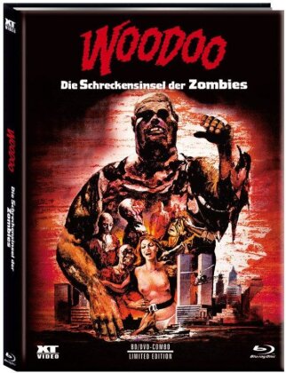 Woodoo - Die Schreckensinsel der Zombies (1979) (Cover B, Limited Edition, Mediabook, Blu-ray + DVD)