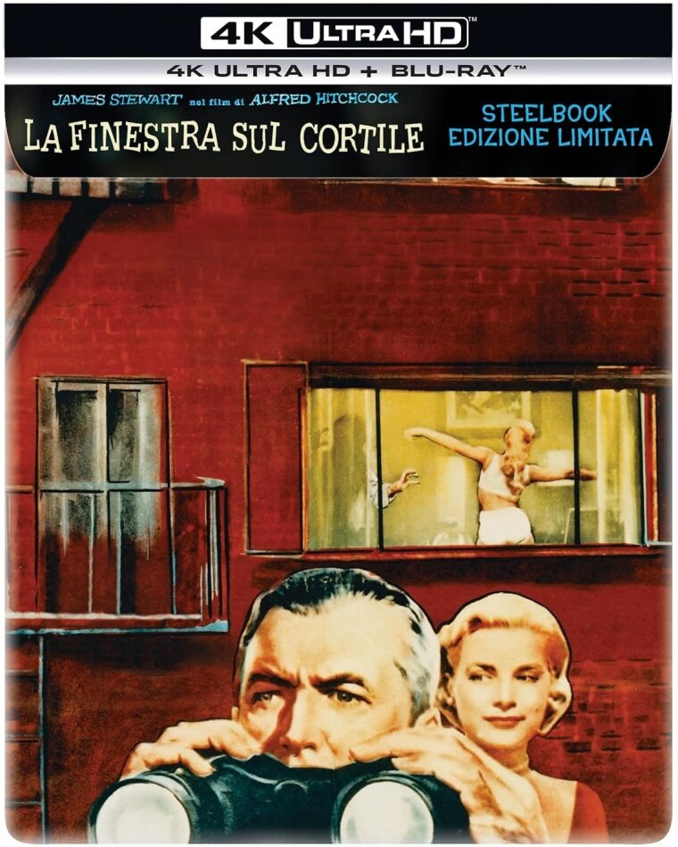La finestra sul cortile - Rear Window (1954) (Limited Edition, Steelbook, 4K Ultra HD + Blu-ray)