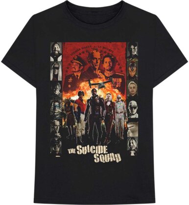 The Suicide Squad Unisex T-Shirt - Team Poster - Grösse M