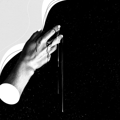 Ordeal & Plight - Her Bones In Whispers (Black/White Vinyl, LP)