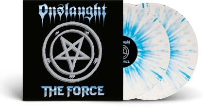 Onslaught - Force (2021 Reissue, White / Blue Splatter Vinyl, 2 LPs)