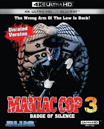 Maniac Cop 3 - Badge Of Silence (1993) (4K Ultra HD + Blu-ray)