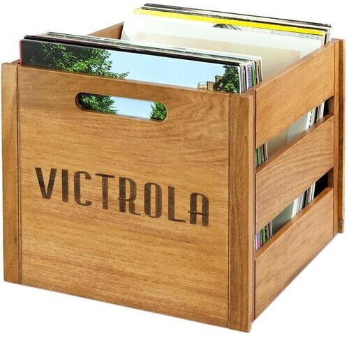 Victrola Va20 Record Crate Holds 50 Lp Records