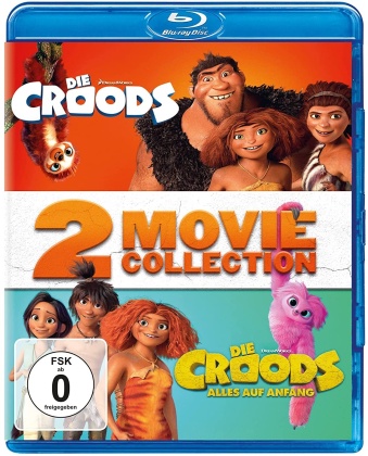 Die Croods 1+2 - 2 Movie Collection (2 Blu-rays)