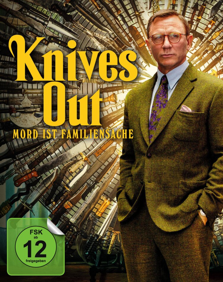 Knives Out (2019) (Limited Edition, Mediabook, 4K Ultra HD + Blu-ray)