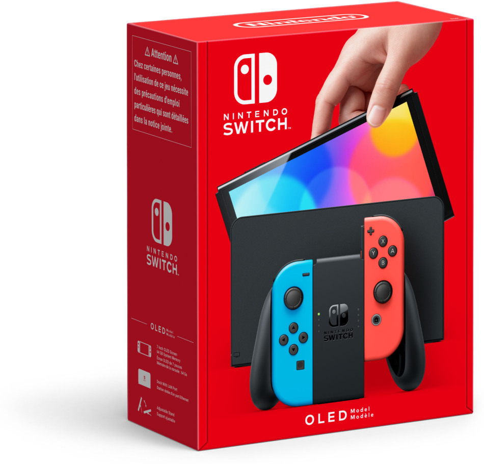 Nintendo Switch Konsole OLED - Red/Blue