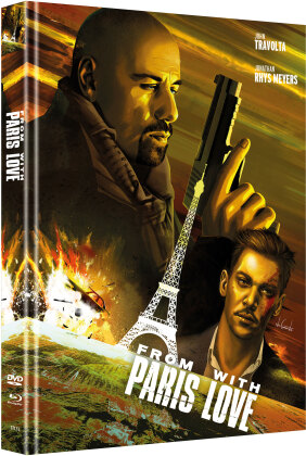 From Paris with Love (2010) (Cover A, Edizione Limitata, Mediabook, Blu-ray + DVD)
