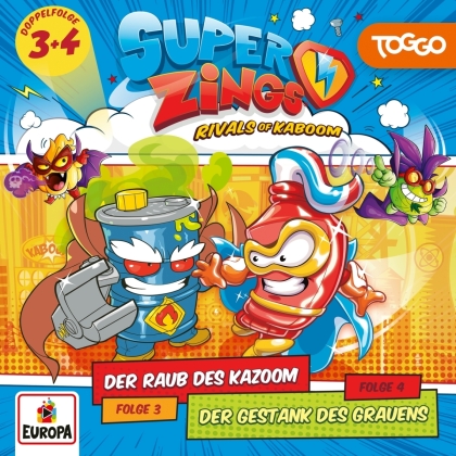 SuperZings - Folge 3: Der Raub des Kazoom / Folge 4: Der Gestan