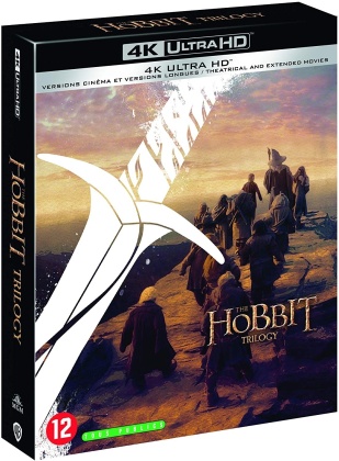 The Hobbit 1-3 - The Trilogy (Version Cinéma, Version Longue, 6 4K Ultra HDs)
