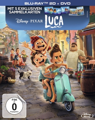 Luca (2021) (Digipack, Deluxe Edition, Blu-ray + DVD)