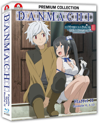 DanMachi: Is It Wrong to Try to Pick Up Girls in a Dungeon? - Staffel 2 - Premium Box (Gesamtausgabe, 4 Blu-rays)