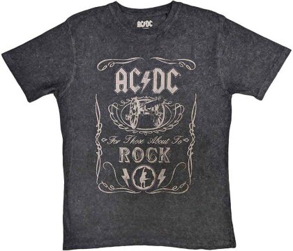 AC/DC Unisex T-Shirt - Cannon Swig (Wash Collection)