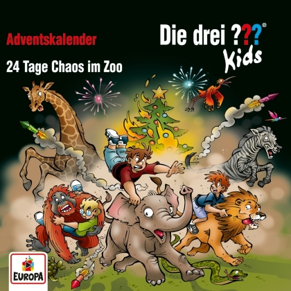 Die Drei ??? Kids - Adventskalender - 24 Tage Chaos im Zoo (2 CD)