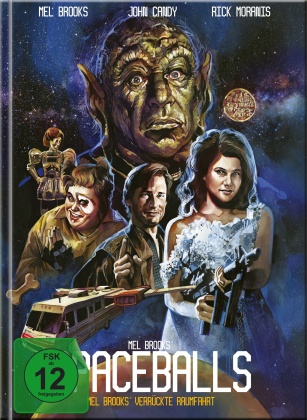 Spaceballs (1987) (Cover C, Limited Edition, Mediabook, Blu-ray + DVD)
