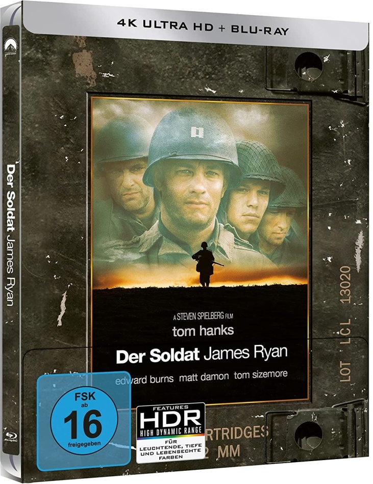 Saving Private Ryan - Der Soldat James Ryan (1998) (Limited Edition, Steelbook, 4K Ultra HD + Blu-ray)