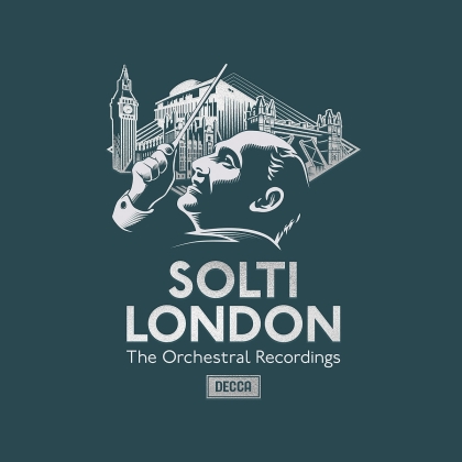Wolfgang Amadeus Mozart (1756-1791), Ludwig van Beethoven (1770-1827), Joseph Haydn (1732-1809), Sir Edward Elgar (1857-1934), … - Solti In London - Die Orchester-Aufnahmen (36 CDs)