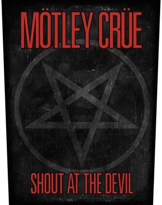 Motley Crue Back Patch - Shout At The Devil Pentagram