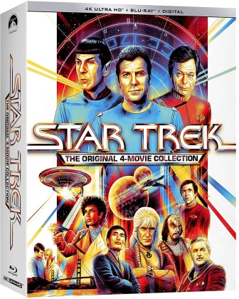Star Trek 1-4 - The Original 4-Movie Collection (4 4K Ultra HDs + 4 Blu-rays)