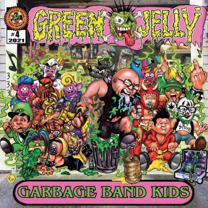 Green Jelly - Garbage Band Kids (2021 Reissue, Cleopatra, Deluxe Edition, Yellow/Green Splatter Vinyl, LP)