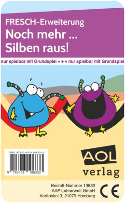 FRESCH-Erweiterung - Noch mehr... Silben raus!