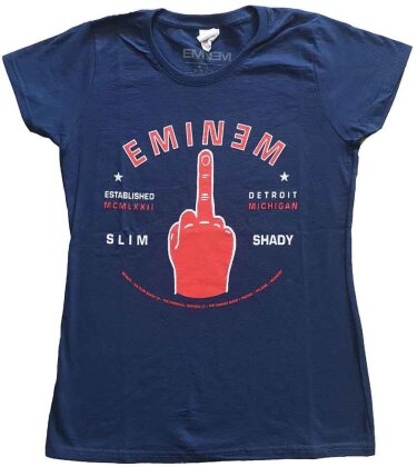 Eminem Ladies T-Shirt - Detroit Finger