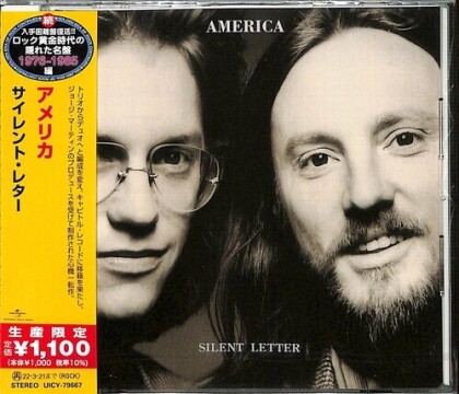 America - Silent Letter (2021 Reissue, Japan Edition)