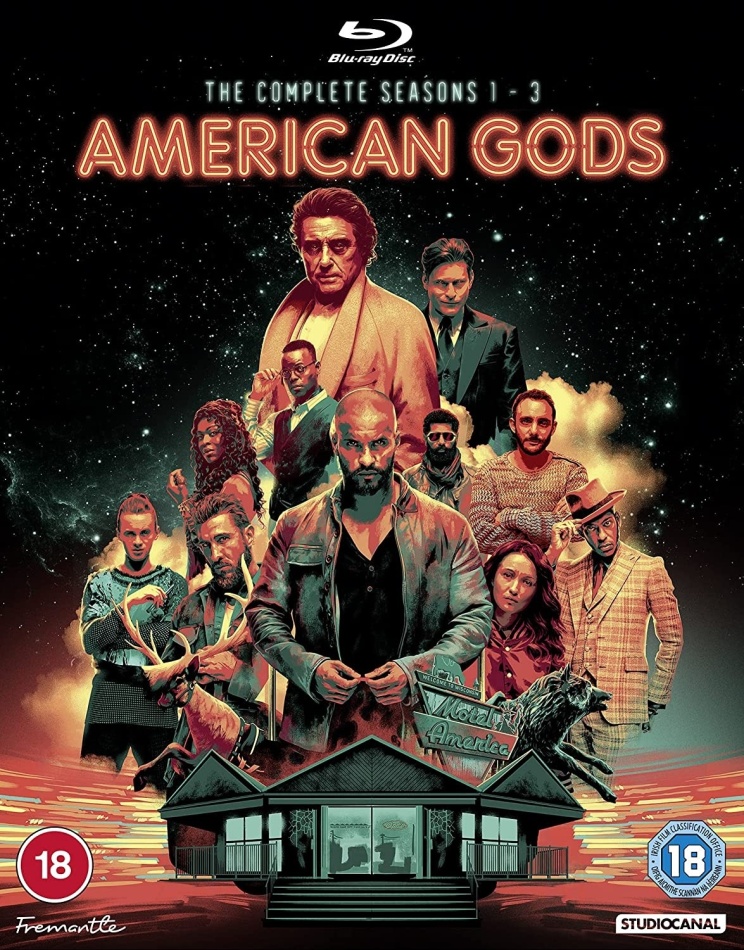 American Gods - Season 1-3 (9 Blu-rays)