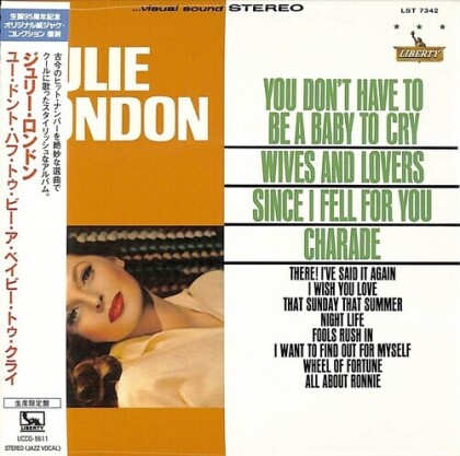 Julie London - You Don't Have To Be A Baby To Cry (2021 Reissue, Japanese Mini-LP Sleeve, Japan Edition, Limited Edition)