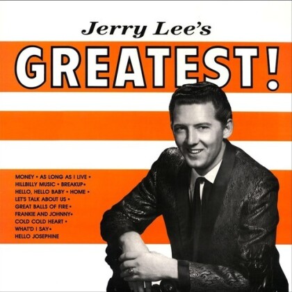 Jerry Lee Lewis - Jerry Lee's Greatest (ORG Music, 2021 Reissue, White/Orange Vinyl, LP)