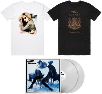 Tina Turner - Foreign Affair (+ T-Shirt, Deluxe Edition, White Vinyl, 2 LPs)
