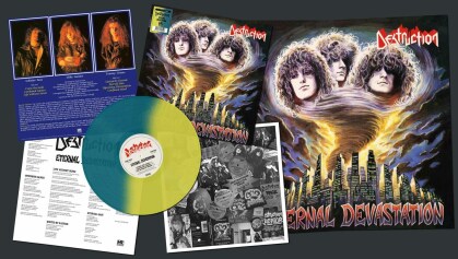 Destruction - Eternal Devastation (2021 Reissue, High Roller Records, Yellow/Blue Vinyl, LP)