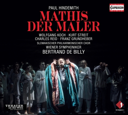 Wiener Symphoniker, Paul Hindemith (1895-1963), Bertrand de Billy & Wolfgang Koch - Mathis Der Maler - 2012 Theater an der Wien (3 CDs)