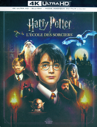 Harry Potter à l'école des sorciers (2001) (Magical Movie Mode, Cinema Version, Limited Edition, Long Version, Steelbook, 4K Ultra HD + 2 Blu-rays)