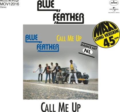 Blue Feather - Call Me Up / Let's Funk Tonight (Music On Vinyl, 2021 Reissue, Limited Edition, Blue Vinyl, 12" Maxi)