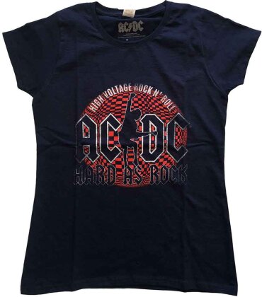 AC/DC Ladies T-Shirt - Hard As Rock